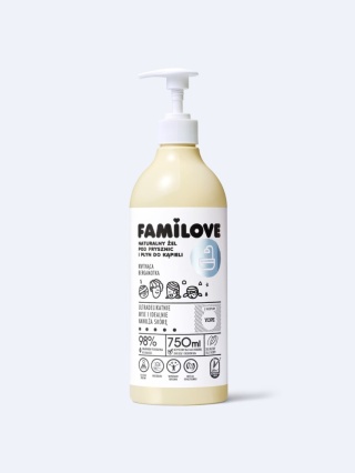 FAMILOVE Żel pod Prysznic i Płyn do Kąpieli – Kwitnąca Bergamotka 750 ml