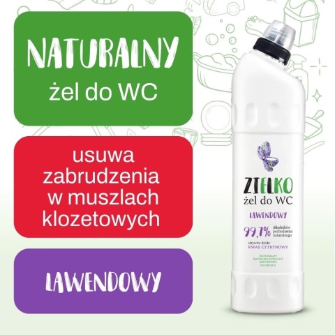 ZIELKO Żel do WC Lawendowy 750 ml