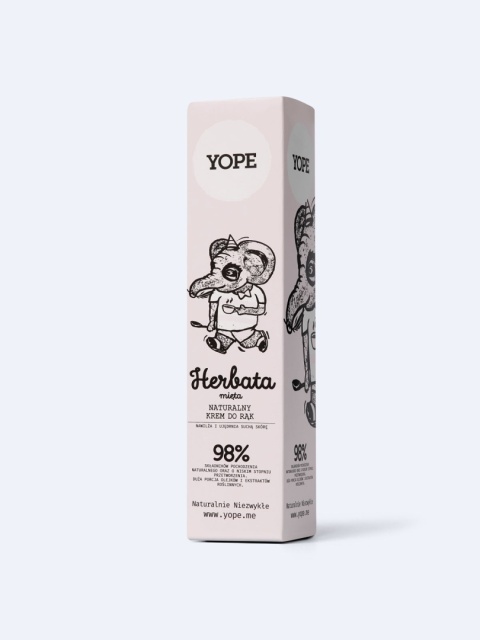 YOPE Krem do Rąk – Herbata i Mięta 100 ml