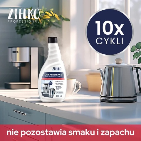 ZIELKO Odkamieniacz Płyn do czyszczenia ekspresów i czajników 500 ML