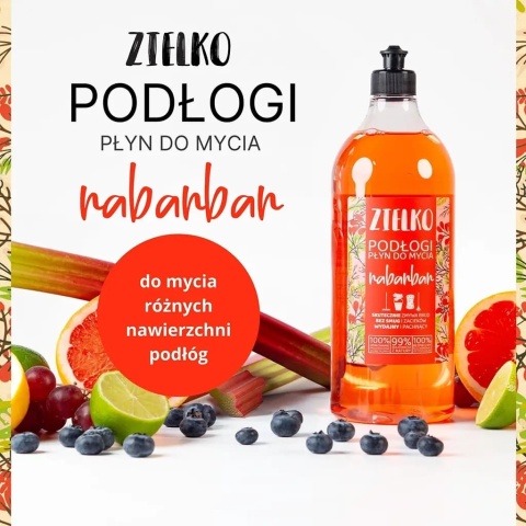 ZIELKO Płyn do podłóg RABARBAR 1000 ml