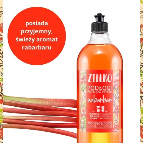 ZIELKO Płyn do podłóg RABARBAR 1000 ml