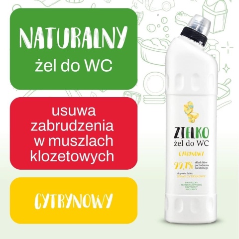 ZIELKO Żel do WC Cytrynowy 750 ml