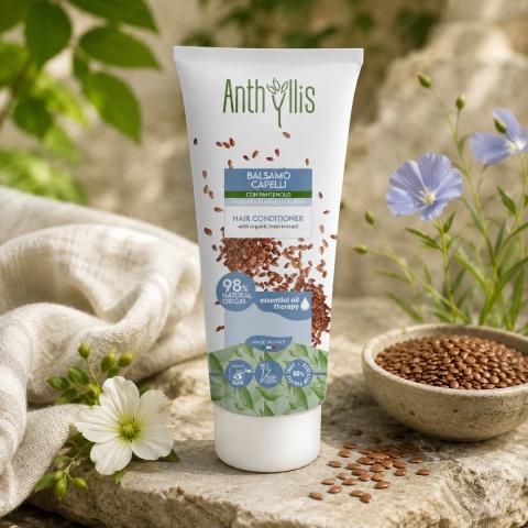 ANTHYLLIS Bio Odżywka do Włosów z Pantenolem i Ekstraktem z Lnu 200 ml