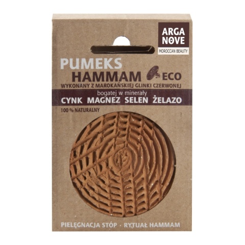 ARGANOVE Pumeks HAMMAM do Stóp z Czerwonej Glinki