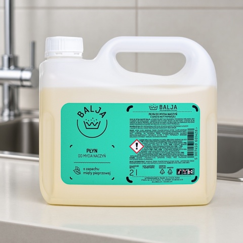 BALJA Płyn do mycia naczyń REFILL – Mięta Pieprzowa 2 l