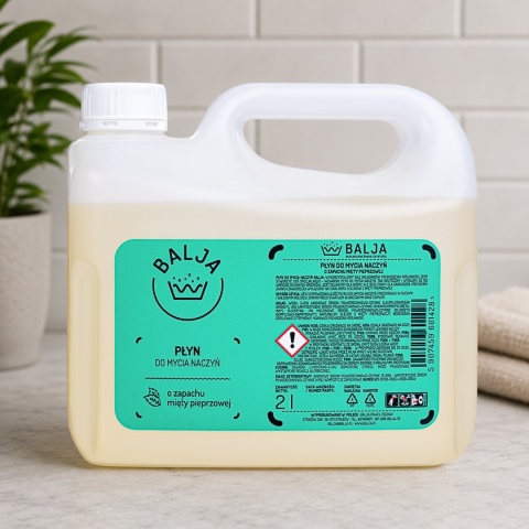 BALJA Płyn do mycia naczyń REFILL – Mięta Pieprzowa 2 l