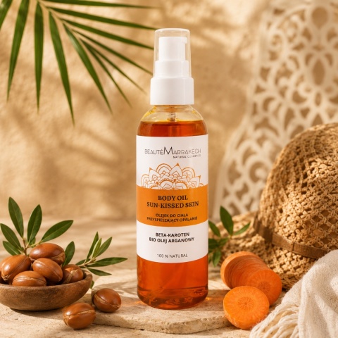 BEAUTE MARRAKECH Olejek do Opalania z Olejem Arganowym i Beta-Karotenem 100 ml