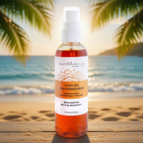 BEAUTE MARRAKECH Olejek do Opalania z Olejem Arganowym i Beta-Karotenem 100 ml