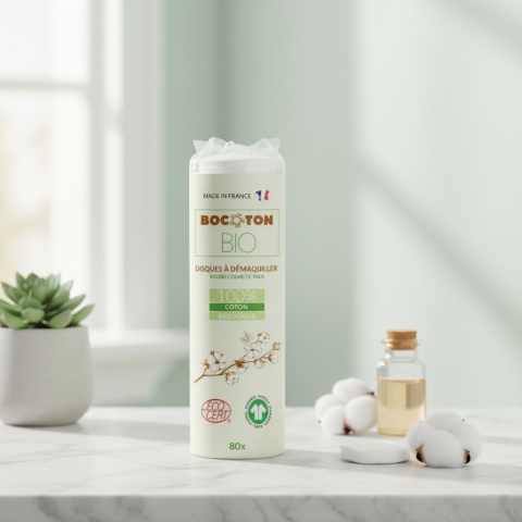 BOCOTON Płatki Kosmetyczne BIO FAIRTRADE 80 szt.