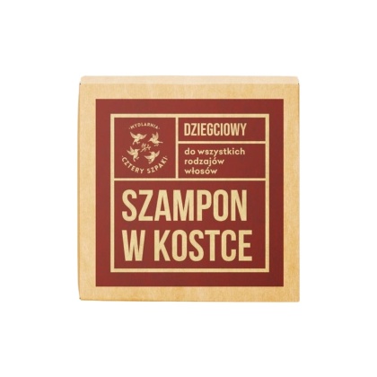 CZTERY SZPAKI Dziegciowy szampon w kostce 75 g