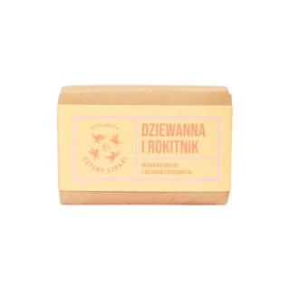 CZTERY SZPAKI Dziewanna i Rokitnik Naturalne Mydło w Kostce 110 g