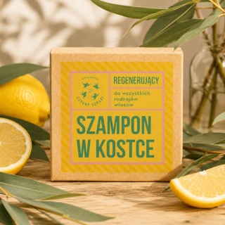 CZTERY SZPAKI Regenerujący szampon w kostce - eukaliptus cytrynowy 75 g