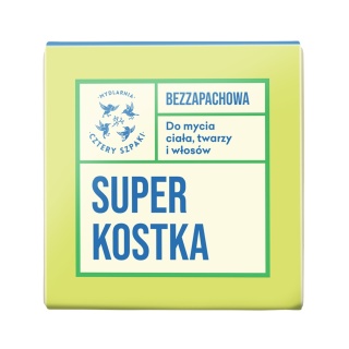 CZTERY SZPAKI Superkostka myjąca - do ciała, twarzy i włosów 75 g