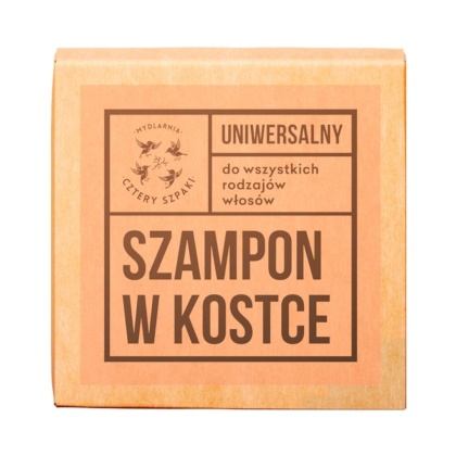 CZTERY SZPAKI Uniwersalny szampon w kostce 75 g DATA WAŻNOŚCI: 03.09.2026