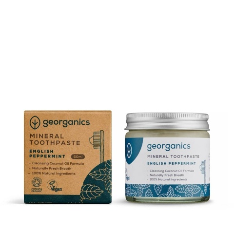 Georganics Naturalna Pasta do Zębów z Angielską Miętą Pieprzową – 60 ml