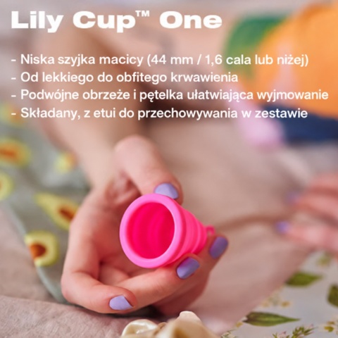 INTIMINA Lily Cup One – Kubeczek Menstruacyjny dla Początkujących, 21 ml