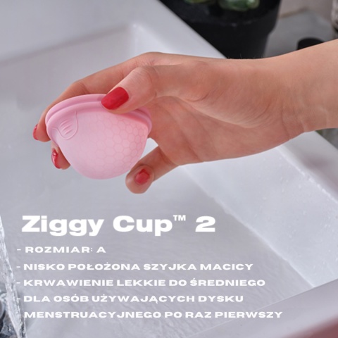 INTIMINA Ziggy Cup 2 Kubeczek Menstruacyjny Rozmiar A – 50 ml
