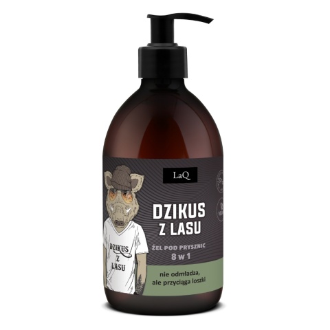 LAQ Męski Żel Pod Prysznic 8w1 Dzikus z Lasu 500 ml