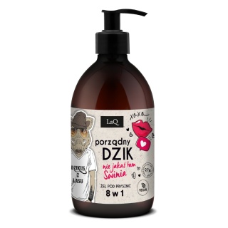 LAQ Męski Żel Pod Prysznic 8w1 Dzikus z Lasu Porządny Dzik 500 ml
