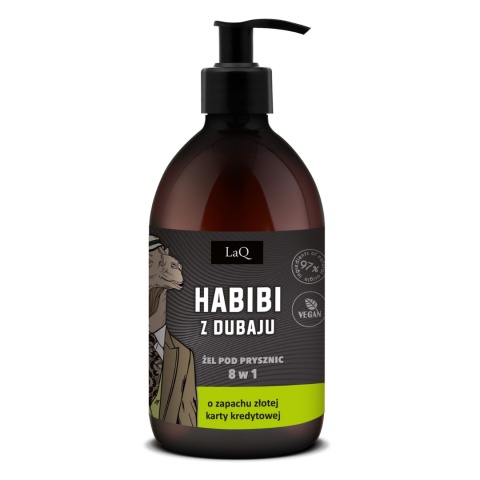 LAQ Męski Żel Pod Prysznic 8w1 Habibi z Dubaju 500 ml