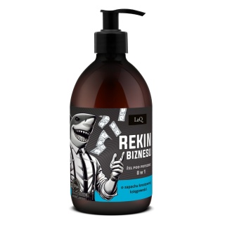 LAQ Męski Żel Pod Prysznic 8w1 Rekin Biznesu 500 ml