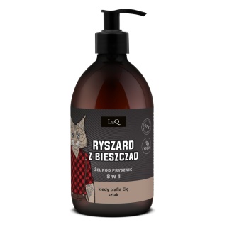 LAQ Męski Żel Pod Prysznic 8w1 Ryszard z Bieszczad 500 ml