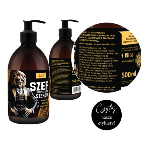 LAQ Męski Żel Pod Prysznic 8w1 Szef Wszystkich Szefów Premium 500 ml