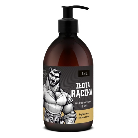 LAQ Męski Żel Pod Prysznic 8w1 Złota Rączka NIEDŹWIEDŹ 500 ml