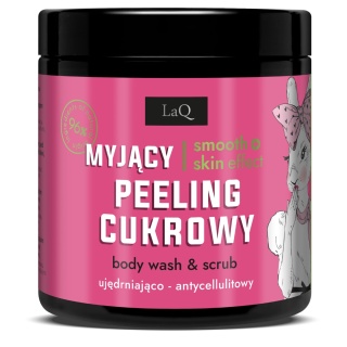 LAQ Myjący Peeling Cukrowy Kiwi i Winogrona 220 g