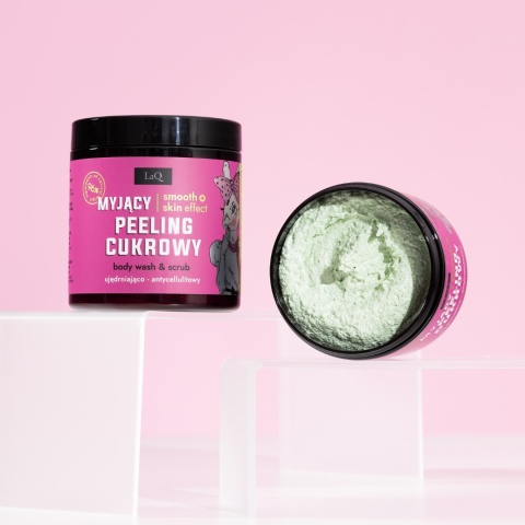 LAQ Myjący Peeling Cukrowy Kiwi i Winogrona 220 g