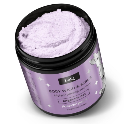LAQ Myjący Peeling Cukrowy Niezapominajka 220 g