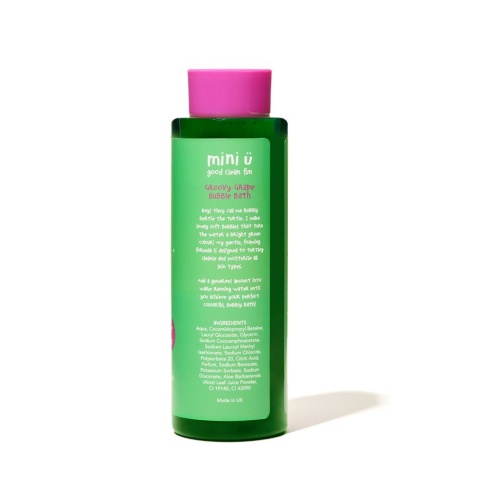 MINI U Naturalny Bąbelkowy Płyn do Kąpieli Winogrono dla Dzieci i Niemowląt – 250 ml