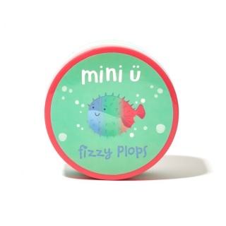 MINI U Fizzy Plops – Kolorowe Tabletki do Kąpieli dla Dzieci, 4 Kolory – 40 × 3 g