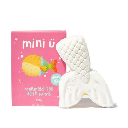 MINI U Ogon Syreny – Musująca Kula do Kąpieli dla Dzieci – 150 g
