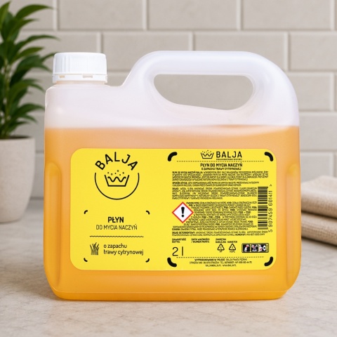 BALJA Płyn do mycia naczyń REFILL – Trawa Cytrynowa 2 l