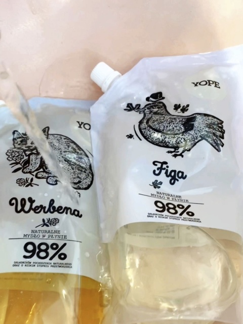 YOPE Figa – Zestaw Mydło w Płynie + Refill / 2 × 500 ml