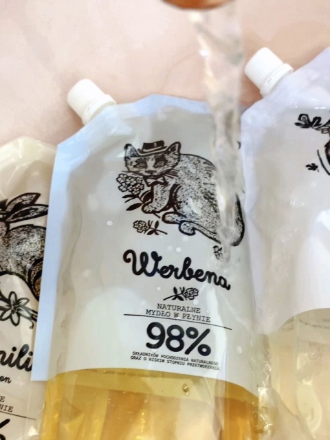 YOPE Werbena – Zestaw Mydło w Płynie + Refill / 2 × 500 ml