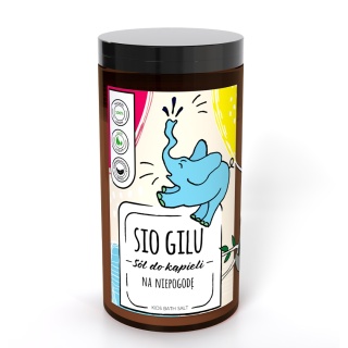SIO GILU Naturalna Sól do Kąpieli dla Dzieci 560 g
