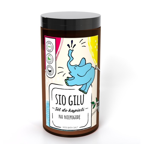 SIO GILU Naturalna Sól do Kąpieli dla Dzieci 560 g