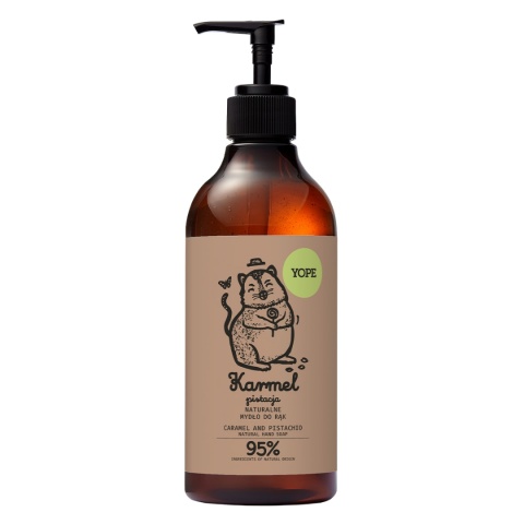 YOPE Mydło w Płynie Karmel i Pistacja 500 ml