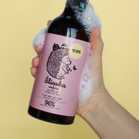 YOPE Mydło w Płynie Śliwka i Szafran 500 ml