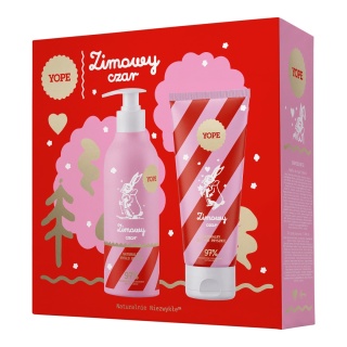 YOPE ZESTAW ZIMOWY CZAR ŻEL POD PRYSZNIC 200ML + MYDŁO DO RĄK 300ML