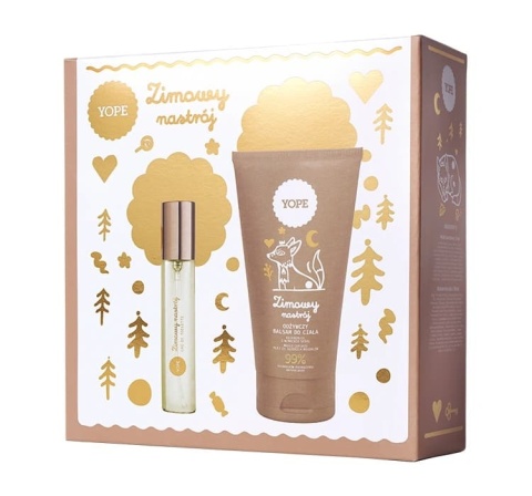 YOPE ZESTAW ZIMOWY NASTRÓJ BALSAM DO CIAŁA 150ML + WODA TOALETOWA 33ML