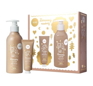 YOPE ZESTAW ZIMOWY NASTRÓJ MYDŁO 300ML + KREM DO RĄK 50ML