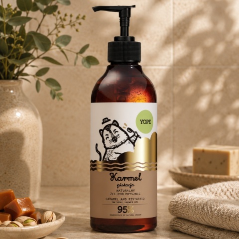 YOPE Żel pod Prysznic Karmel i Pistacja 400 ml