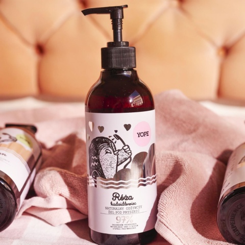 YOPE Żel pod Prysznic – Róża i Kadzidłowiec 400 ml