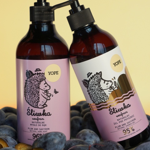YOPE Żel pod Prysznic Śliwka i Szafran 400 ml