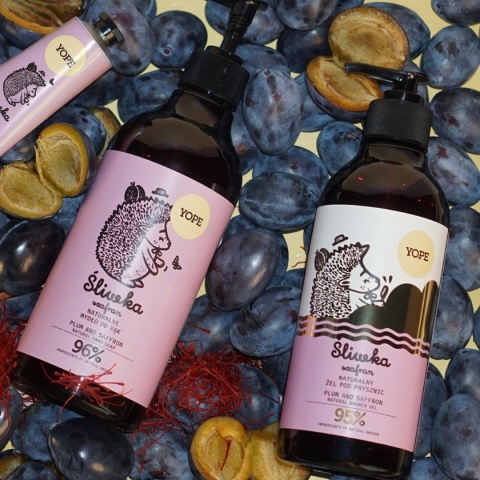 YOPE Żel pod Prysznic Śliwka i Szafran 400 ml