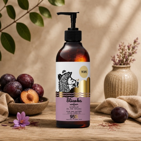 YOPE Żel pod Prysznic Śliwka i Szafran 400 ml